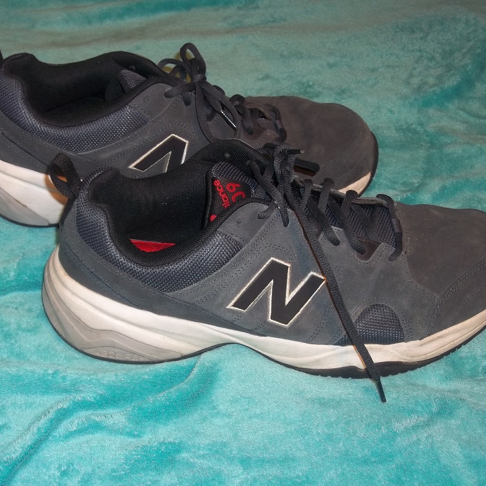 New Balance shoe grey suede Size 13-4E